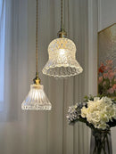 Modern Nordic glass pendant light for elegant interiors
