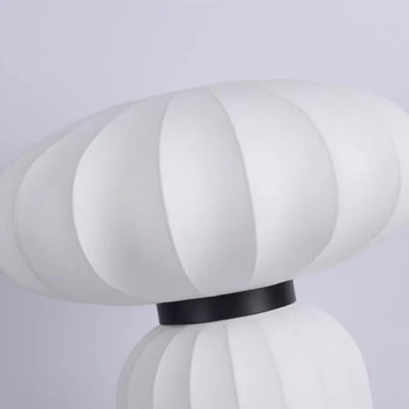 Silk table lamp wabi-sabi style for living room bedroom creative decor kitchen dining designer lighting - vue 7 sur 7