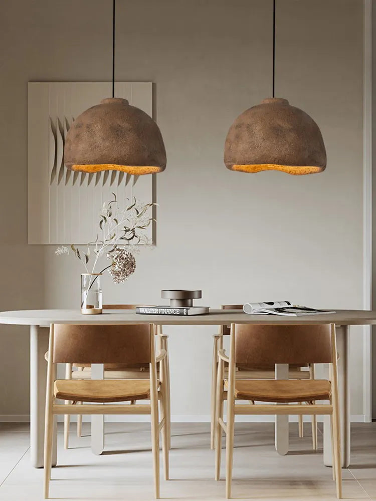 Modern nordic wabi-sabi chandelier