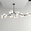 Modern glass chandelier for your interior decor
