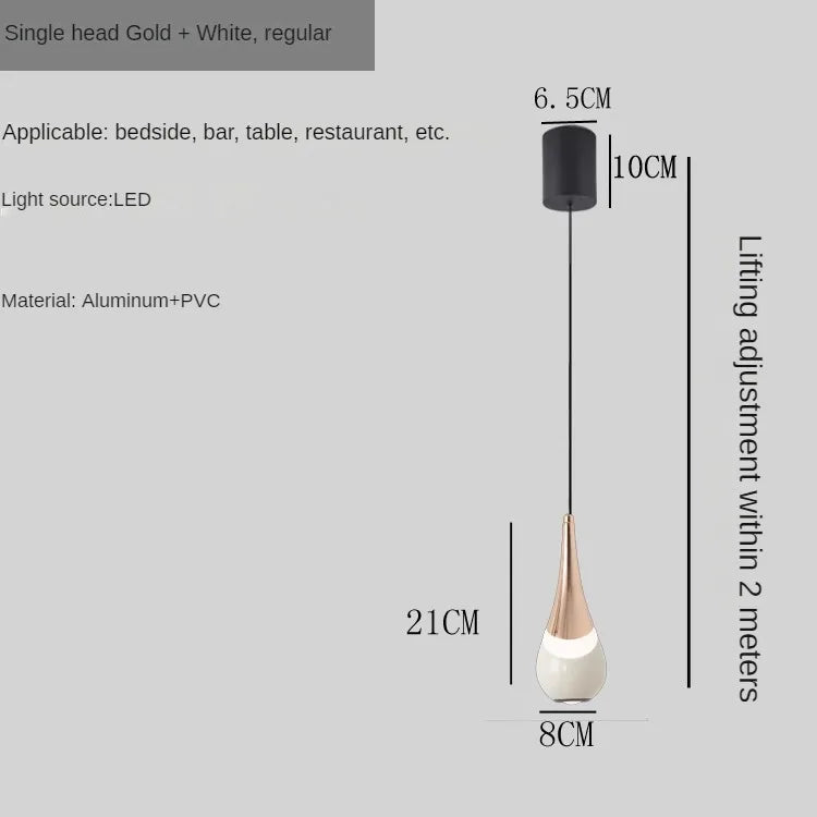 Minimalist pendant light for modern lighting and a warm atmosphere - vue 10 sur 10