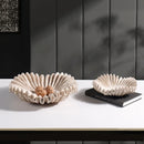 Modern wabi-sabi style marble storage tray artistic décor