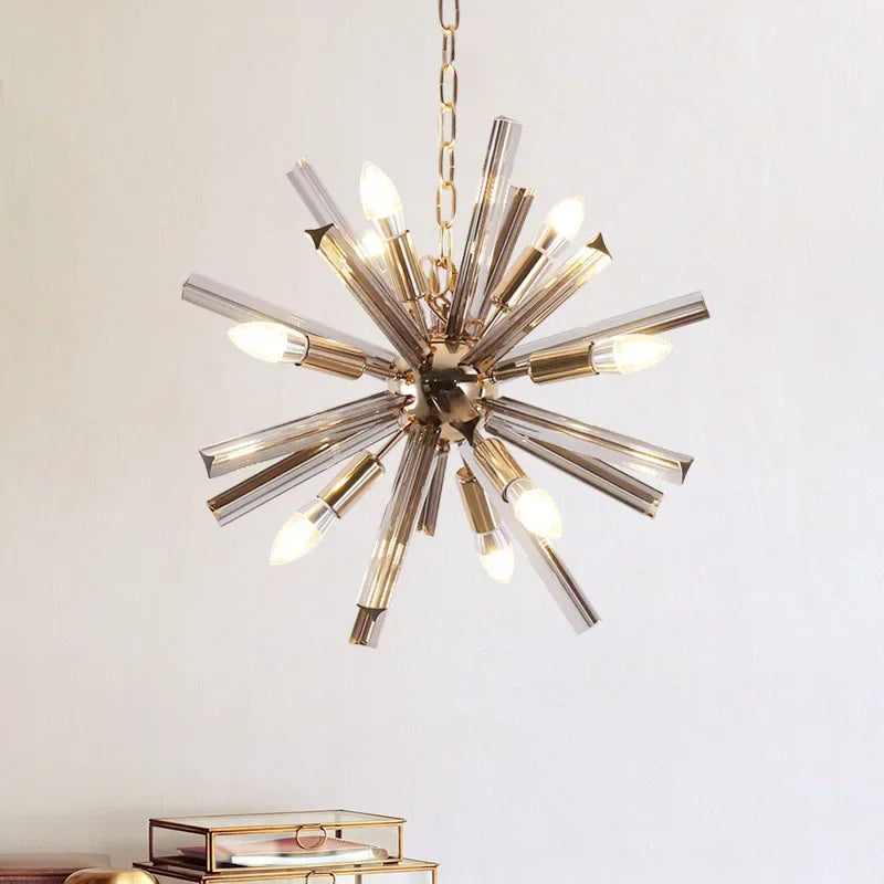 Modern dandelion crystal chandelier for elegant interiors