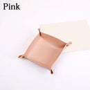 Nordic leather storage tray versatile desk organiser