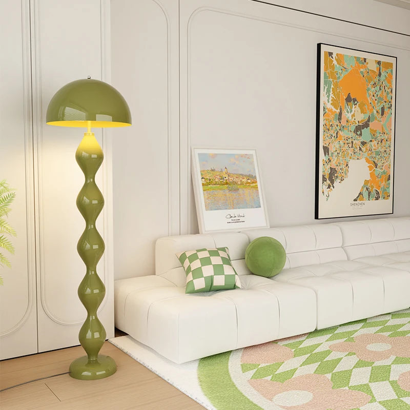 Butter gourd floor lamp creative design with foot switch high level