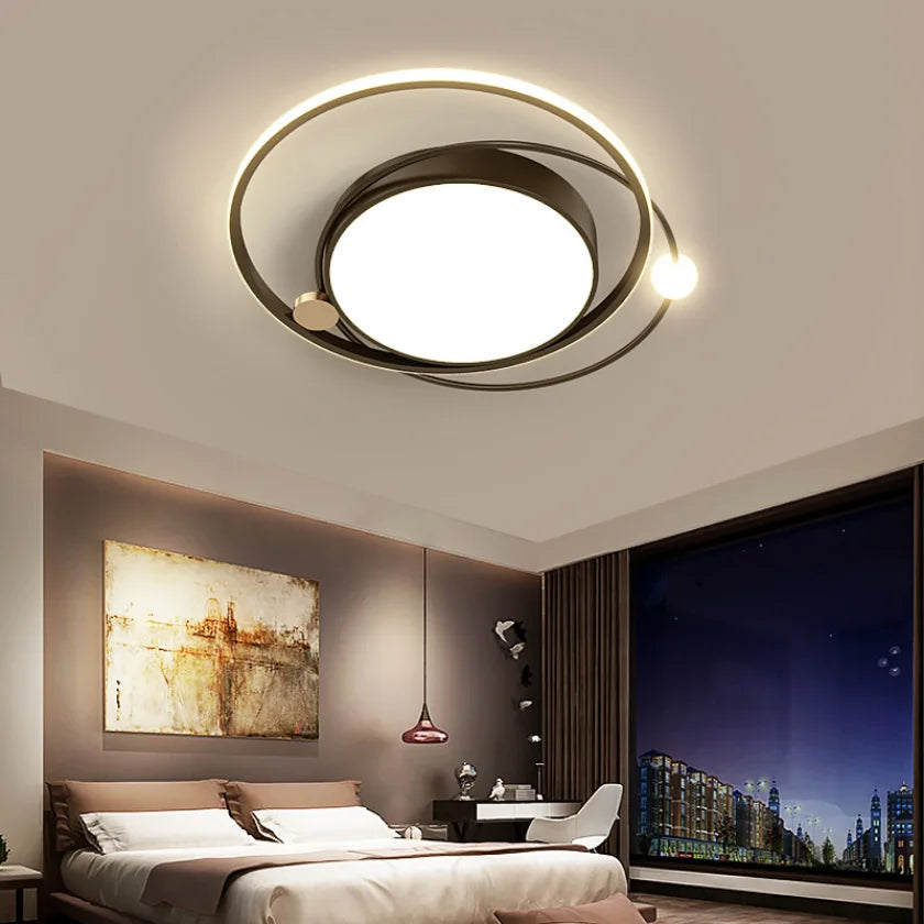 Modern nordic gold chandeliers - vue 6 sur 9