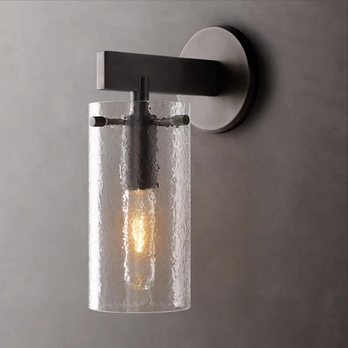 Retro glass wall light for elegant interior decoration - vue 11 sur 11