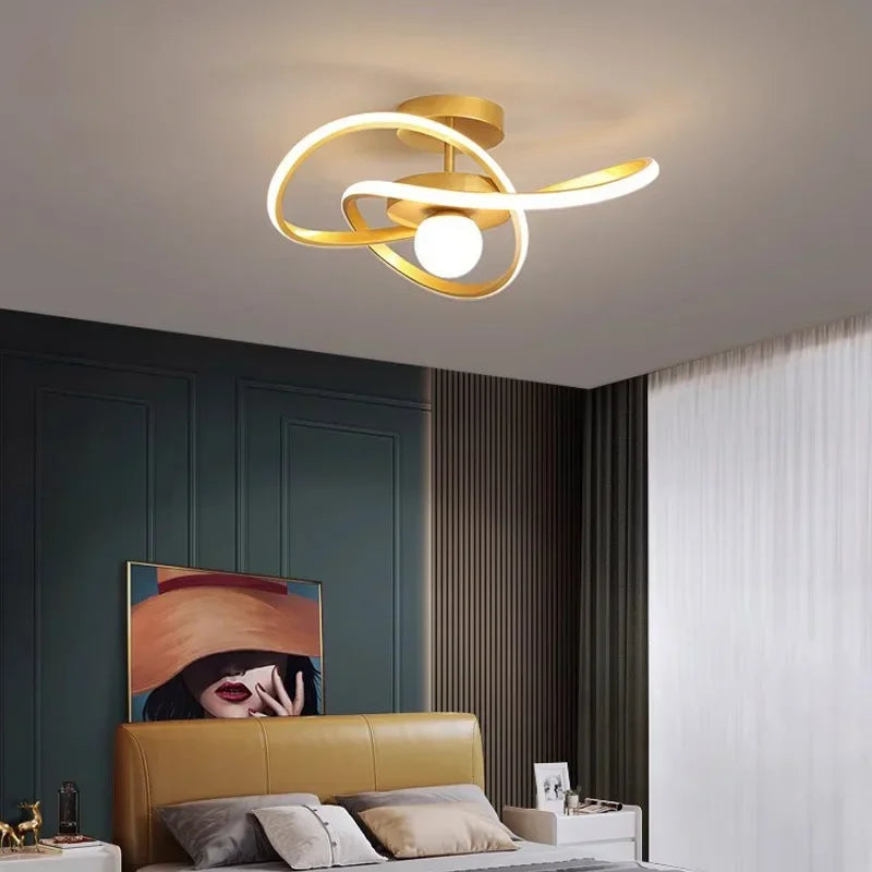 Modern LED ceiling chandelier for interior decor