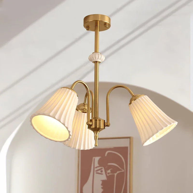 Modern Nordic style ceramic chandelier for elegant interiors