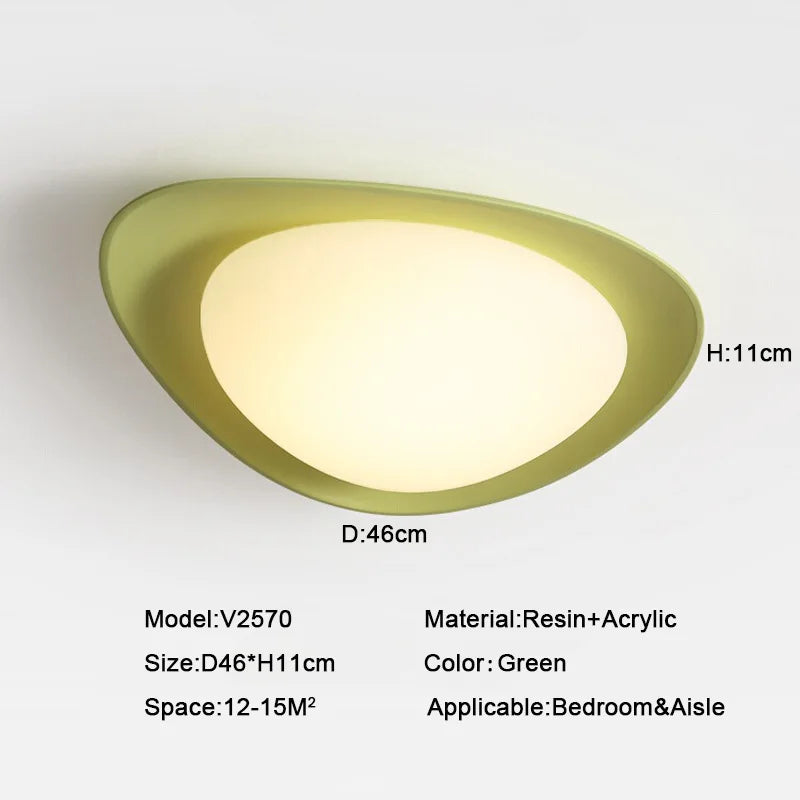 Modern LED ceiling light for Nordic interior decor - vue 10 sur 10