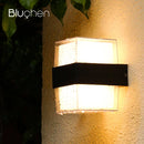Modern LED wall light for outdoor and indoor use