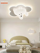 Cute bear LED ceiling light for children's room