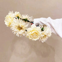 Bohemian floral hairband decorative bridal crown
