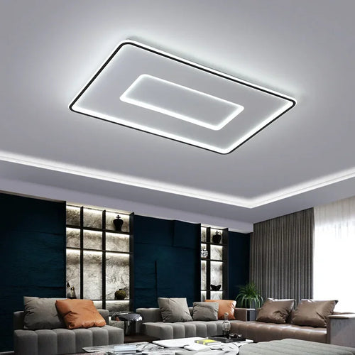 Modern LED ceiling light for stylish home decor - vue 5 sur 24