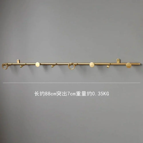 Nordic luxury decorative wall mounted clothes and hat rack - vue 13 sur 18