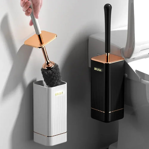 Silicone toilet cleaning brush with no dead corner - vue 6 sur 8
