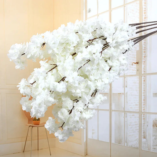 Artificial cherry blossom flowers for wedding decoration and DIY - vue 11 sur 11