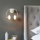 Creative LED wall light in headphone design