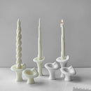 DIY decorative aromatherapy candlestick silicone mold