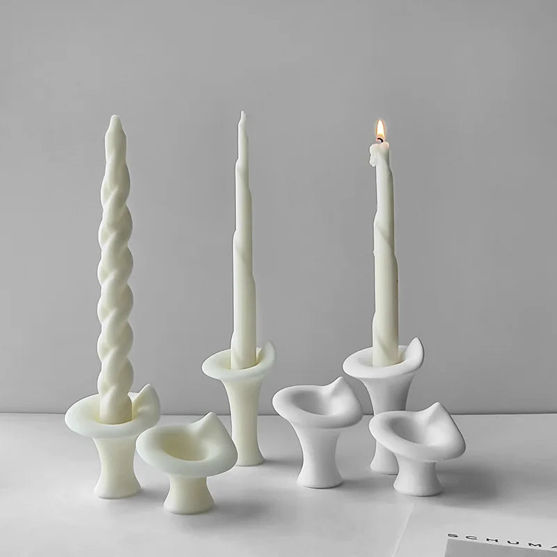 DIY decorative aromatherapy candlestick silicone mold - vue 4 sur 9