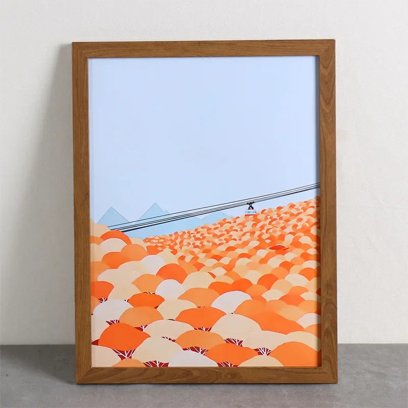 Home Decor Handmade Wooden Frames, A3 A4 16 Inch Sizes, Hangable and for Table Display, Great for Creative Photo Arrangements - vue 7 sur 9