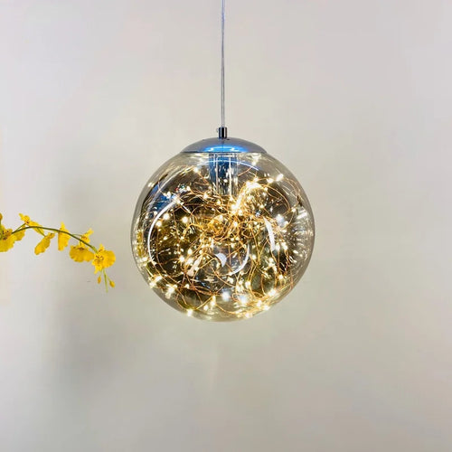Nordic glass star chandelier for modern decor - vue 2 sur 24