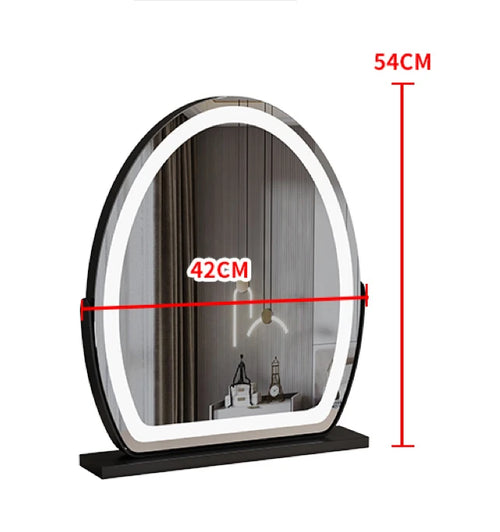 Illuminated vanity mirror with touch sensor and dimmable lighting - vue 15 sur 15