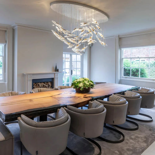 Luxury crystal chandelier for modern hotel and villa - vue 5 sur 6