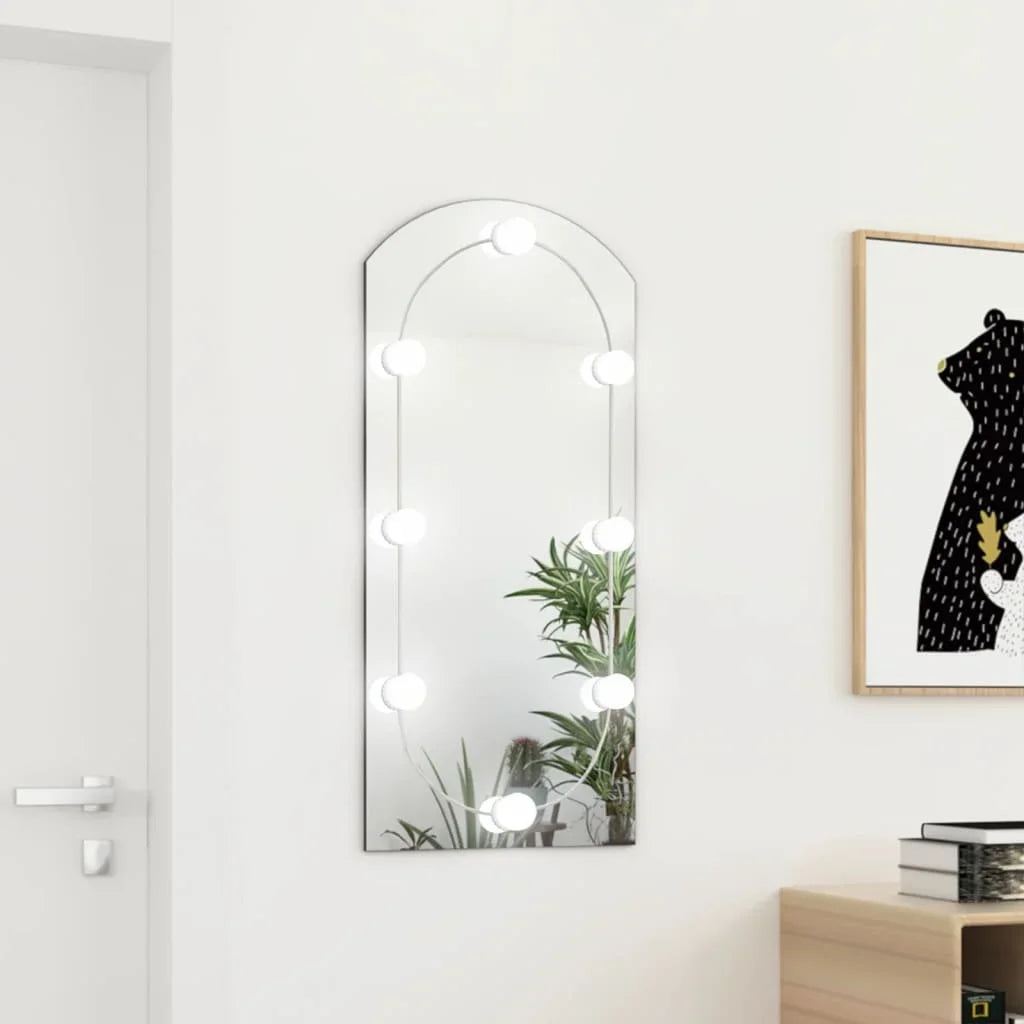 arch-shaped LED mirror for interior decoration