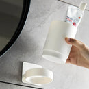Wall-mounted organiser for toothbrushes and cup