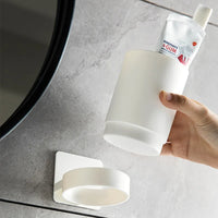 Wall-mounted organiser for toothbrushes and cup