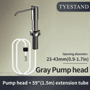 kitchen soap dispenser with built-in extension tube