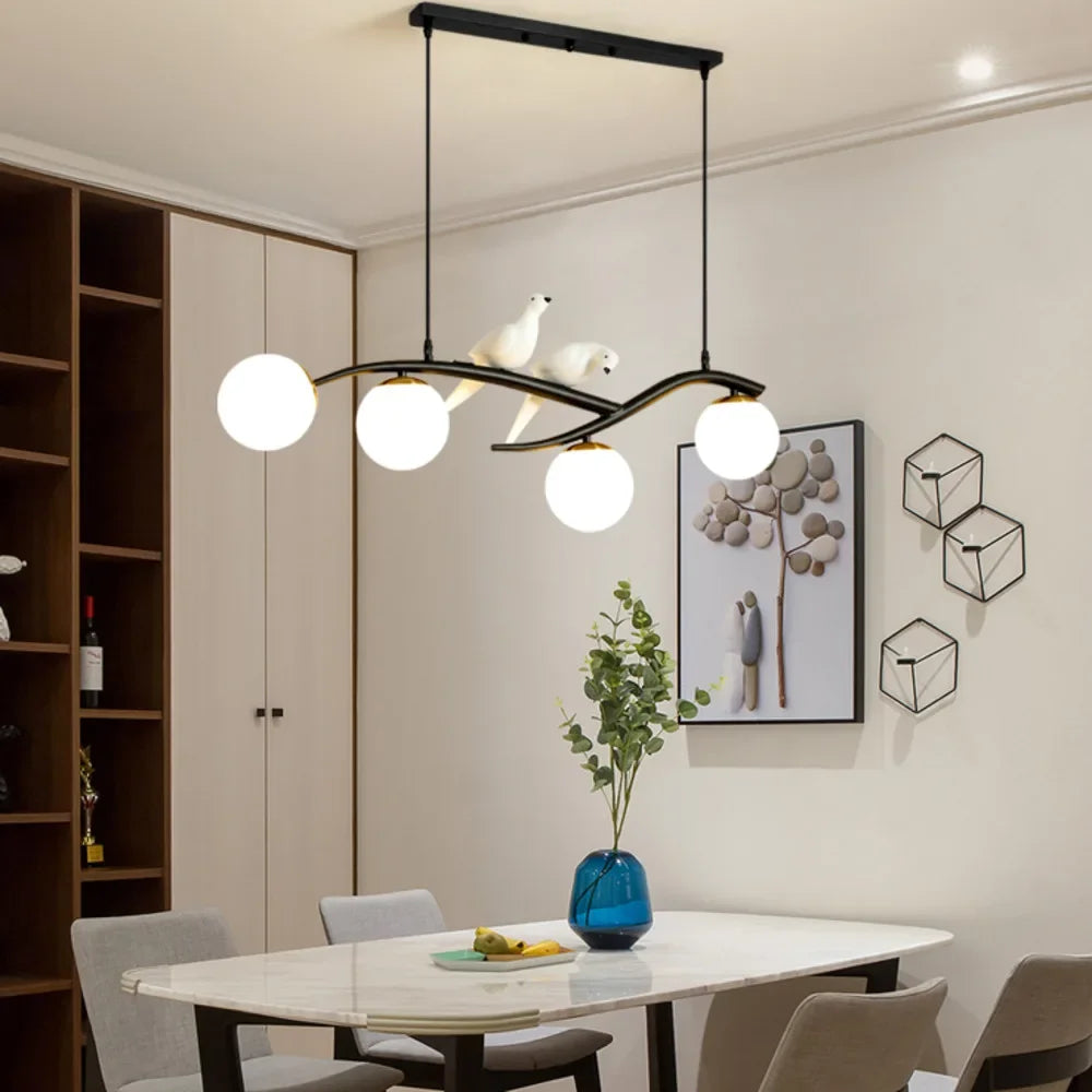 Modern Scandinavian bird pendant light decorative winfordo - vue 6 sur 18