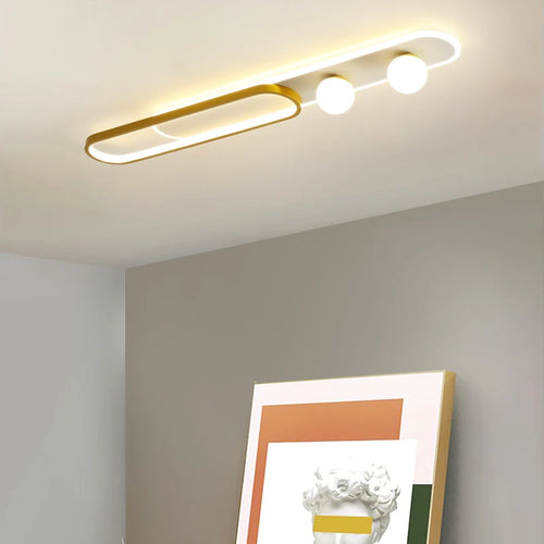 Modern LED ceiling light for foyer, hotel lobby and home - vue 4 sur 18