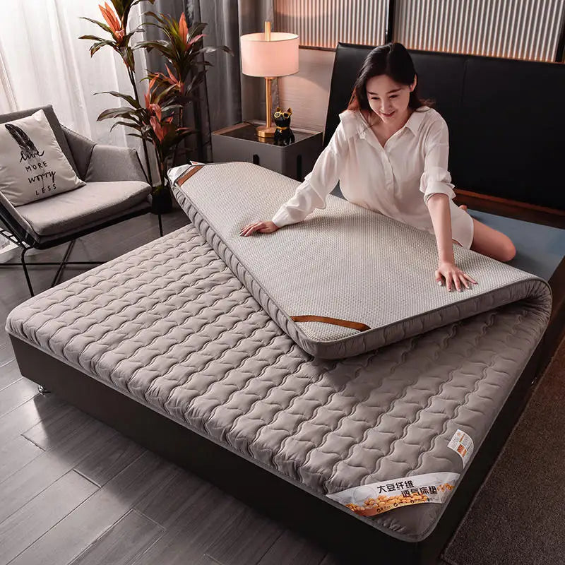king size cotton terry mattress topper and floor cushion