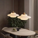 Modern Nordic style milk glass decorative pendant light