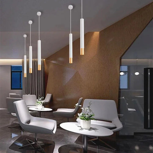 Modern Nordic dimmable LED pendant light - vue 6 sur 8