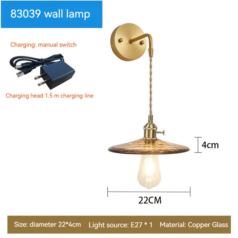 Modern glass LED pendant light for interior decoration - vue 15 sur 20