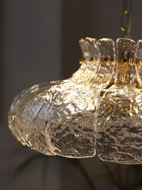 Retro glass chandelier American style for interior decoration - vue 5 sur 7
