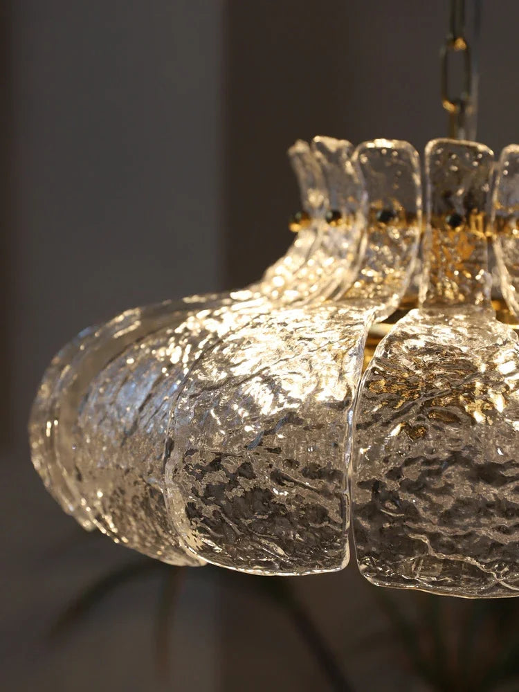 Retro glass chandelier American style for interior decoration - vue 4 sur 7