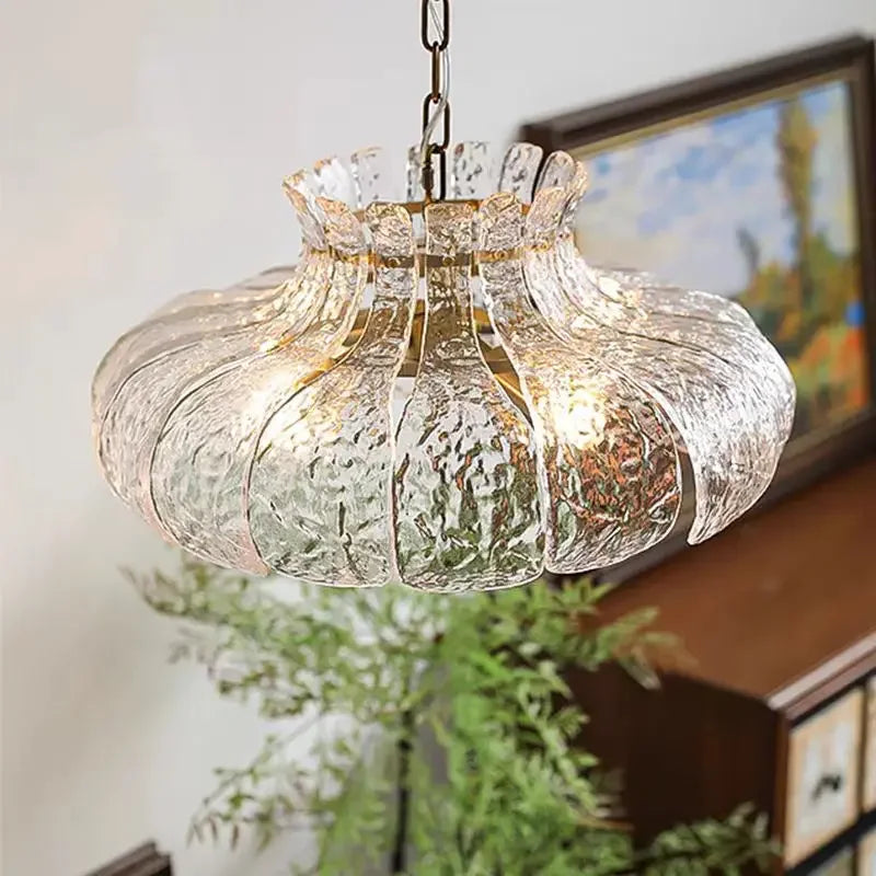 Nordic glass chandelier for modern interior decor