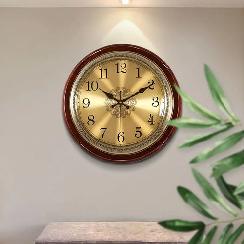 3d design retro silent wall clock for modern decoration - vue 5 sur 13