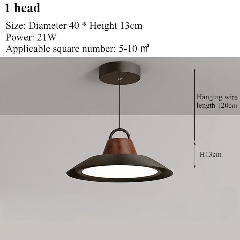 Modern nordic creative chandelier for interior decoration with LED lights - vue 16 sur 16