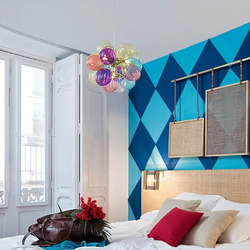 Modern creative glass pendant light for interior decoration - vue 4 sur 16