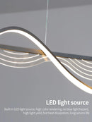 Modern LED chandelier minimalist design for interiors