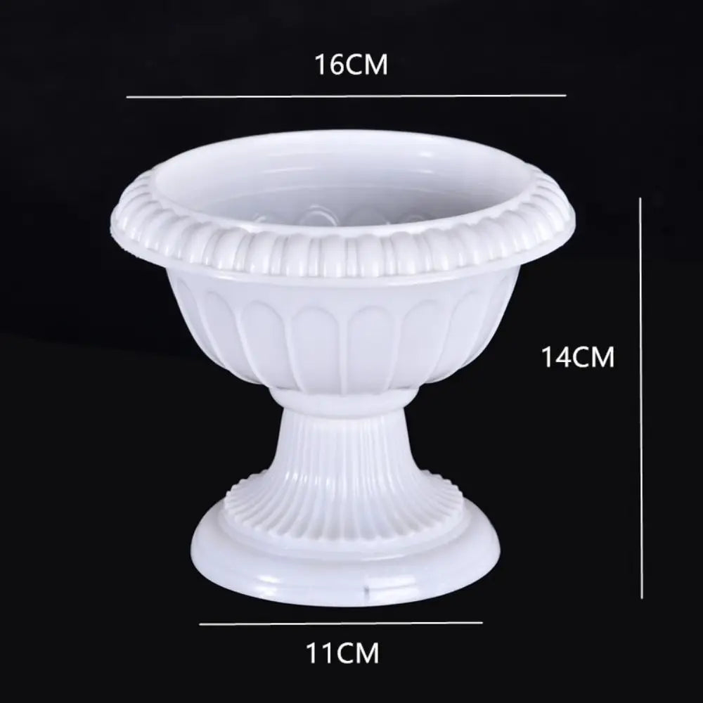 Roman plastic flower pot retro romantic style for events - vue 12 sur 13