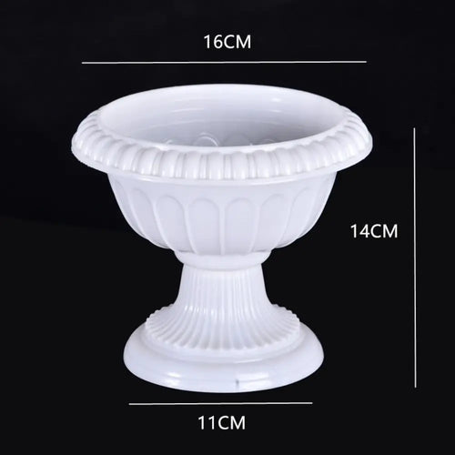 Roman plastic flower pot retro romantic style for events - vue 13 sur 13