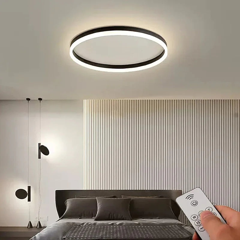 Modern LED ceiling light for elegant, bright interior decor