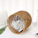 woven imitation rattan basket for toys and laundry