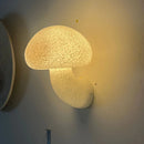 Creative resin wall light in mushroom shape